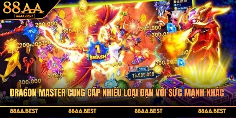 Bắn Cá Dragon Master 88AA - Luật Chơi, Mẹo Săn Boss Rồng 4 Cách chọn cấp đạn khi chơi bắn cá Dragon Master 88AA